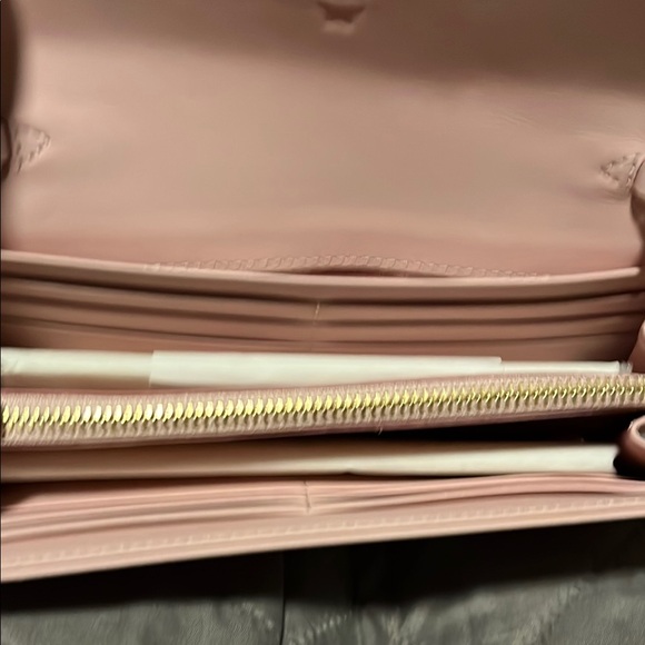 NWT’s …. MCM Pink Monogram Clutch/Wallet with Chain - Picture 7 of 7